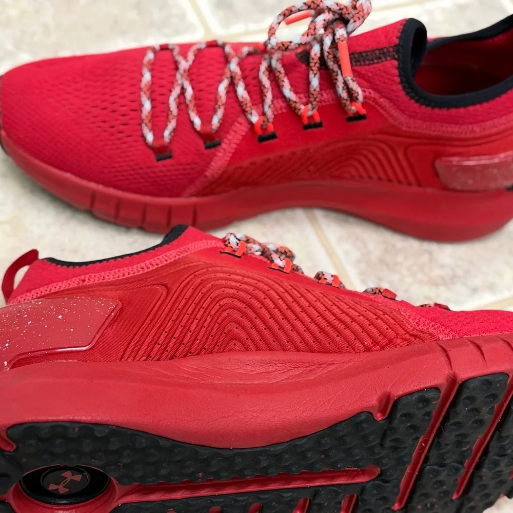 Under Armour Hovr Men's Vibrant Red Athletic Shoes - Picture 8 of 13